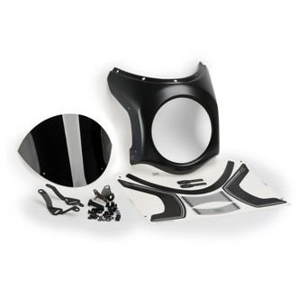 Retro Semi Fairing Black