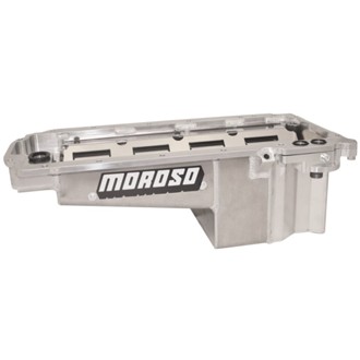GM LT/16-Up COPO Camaro (w/Rear Sump) Drag Race Baffled Wet Sump 7qt 7.5in Aluminum Oil Pan