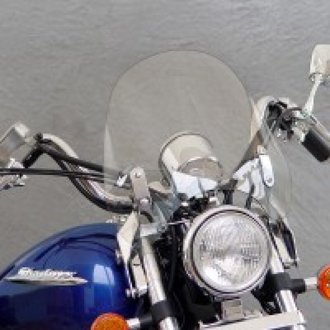 02-08 Honda VTX1800/03-09 Kawasaki VN2000/VN160 Vulcan Switchblade Windshield-Clear
