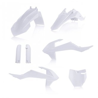 19+ KTM SX65/ 21-23 GasGas MC65(No Air Box/Covers) Full Plastic Kit - 20 White