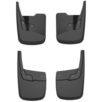 23-24 Chevrolet Colorado Crew Cab w/o OEM Fender Flares Front & Rear Mud Guards