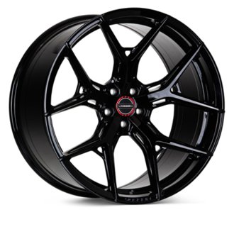 HF5 20X10 - 5X120 - ET23 - DEEP - 67.00 - GB - Gloss Black Wheel
