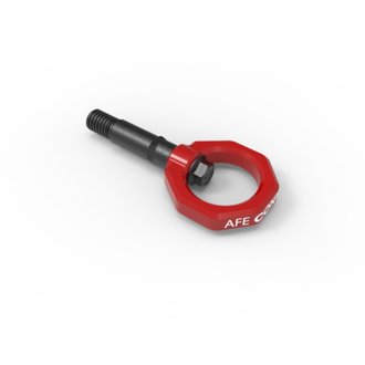 Afe Control Rear Tow Hook Red