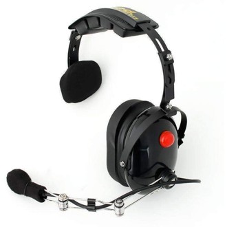H15 Single Side Headset for 2-Way Radios - Black
