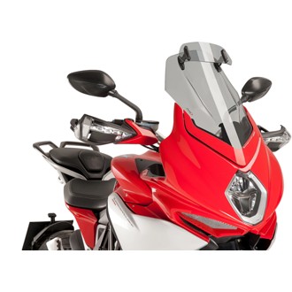 Touring Windshield With Visor Smoke