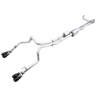 AWE 0FG Split Rear for 4th Gen Silverado/Sierra 1500 6.2L (w/ Bumper Cutouts)