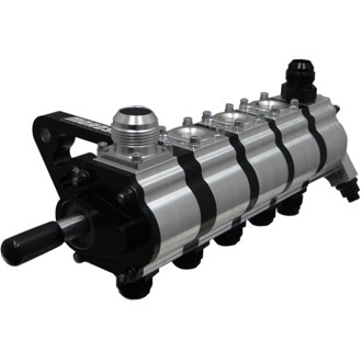 T3 Series 5 Stage Dry Sump Oil Pump - Tri-Lobe - Left Side - .900 Pressure