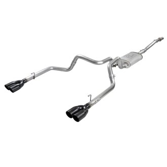 Vulcan Series 304 Stainless Steel Cat-Back Exhaust System w/ Black Tip