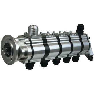T3 Series Alston 5 Stage Dry Sump Oil Pump - Tri-Lobe - V-Band Clamp - 1.200 Pressure