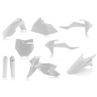 16-18 KTM 125-450 SX/ SX-F/ XC-F /XC Full Plastic Kit - White