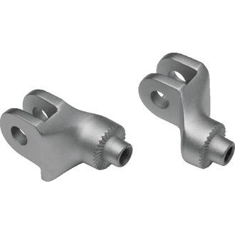 Splined Front Peg Adapter Triumph Bonneville Silver