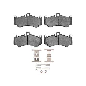 R1 02-13 Porsche Boxster Front/Rear Ceramic Pads & Hardware Kit