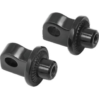 Splined Peg Adapter Harley-Davidson Male Mount Black