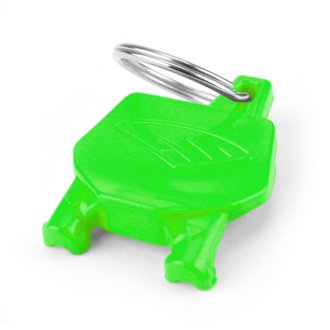 Key Ring With Number Plate - Green