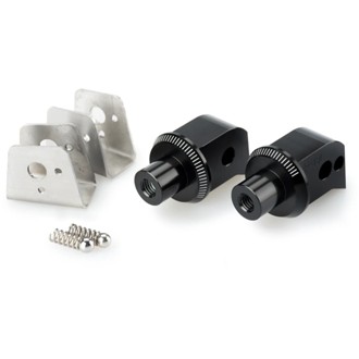 Adaptor Passenger Footpeg Black