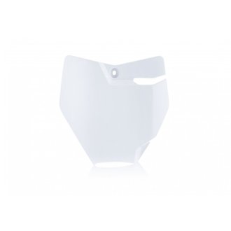 16-23 KTM SX65/ 21-23 GasGas MC65 Front Number Plate - 20 White