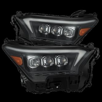 2023+ Toyota Tacoma NOVA-Series LED Proj Headlights Black w/Actv Light & Seq. Sig + DRL