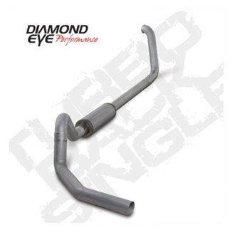 Diamond Eye KIT 4in Turbo Back SGL AL: 00-03 FORD 7.3L F240/F350 CandC