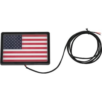 Freedom Flag LED 4in X 6in Black