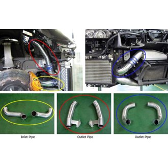 09-10 Nissan GT-R Intercooler Pipe Kit (2 inlet/4 outlet