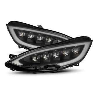 12-21 Tesla Model S NOVA-Series LED Proj Headlights Blk w/Activtn Light & Seq.Sig / SB DRL