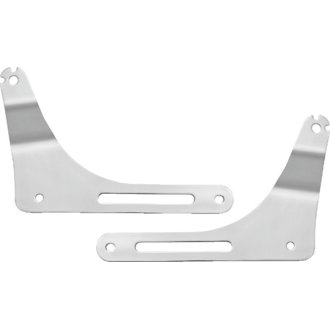 Fixed Mounts Multi-Purpose Driver & Passenger Backrest 18-Up Softail Black