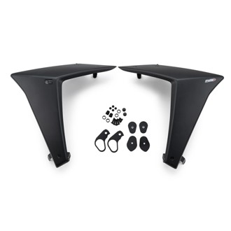 Naked Side Spoilers Matt Black