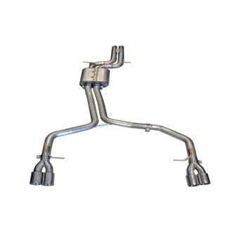 AWE Track Edition for Audi B8 S4 3.0T - Chrome Tips (90mm)