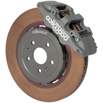 Wilwood kit front AERO6 ST C8 vette 2020-UP road race 15.00 rotor ANO W/LINES