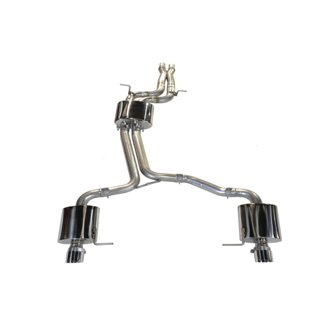 AWE Touring Edition for 8R Q5 3.0T Dual Outlet, Chrome Tips