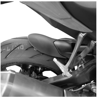 Rear Fender Extension Matt Black