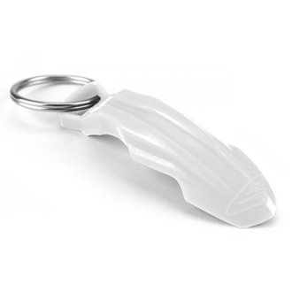 Key Ring With Fender - White