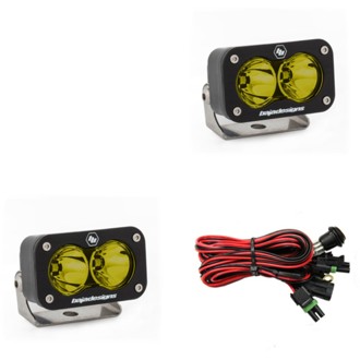 S2 Sport Work/Scene Pattern Pair LED Work Light - Amber