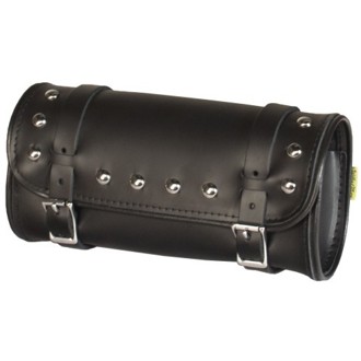 Universal Studded Leather Tool Bag (11 in L x 5.5 in W x 4 in H) - Black
