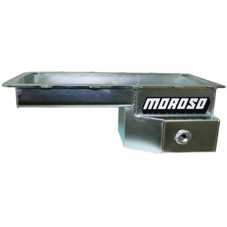 Ford 5.0 Coyote/Fox Swap (w/Rear Sump) Road Race Baffled Wet Sump 7.5qt 6-5/8in Steel Oil Pan