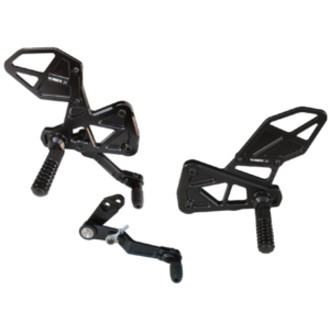 Vortex Racing Rearsets Replacement Rear- Black