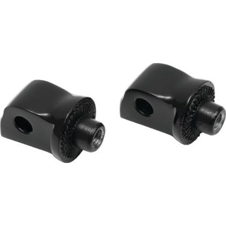 Splined Passenger Peg Adapter Black