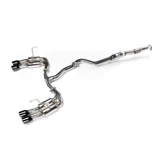 2022+ Subaru WRX Gemini Single Layer Quad Black Tip Cat-Back Exhaust