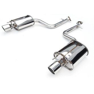 12+ Honda Civic Si Sedan Q300 Rolled Stainless Steel Tip Cat-back Exhaust