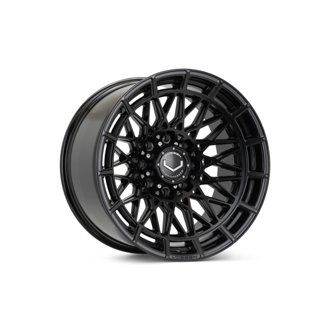 HFX-3 20x9 - 8x165.1 - ET0 - Deep Face - 125.1 - Satin Black Wheel