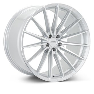 HFX-4 20x9 - 5x120 - ET35 - Flat - 72.56 - Silver Polished Wheel