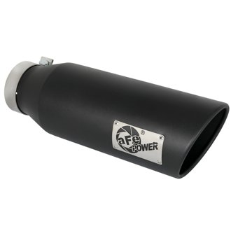 MACH Force-Xp 409 Stainless Steel Clamp-on Exhaust Tip Black