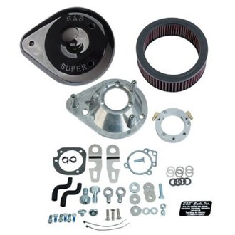 2007+ XL Sportster Models w/ Stock EFI Teardrop Air Cleaner Kit - Gloss Black